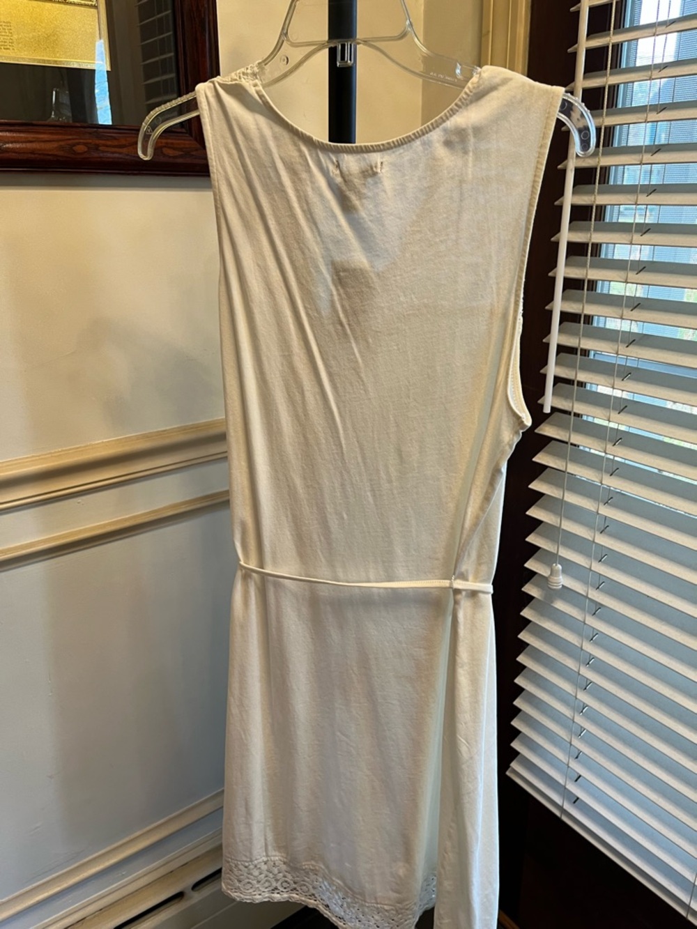 H&M White Lace-Trim Midi Dress - Picture 2 of 6